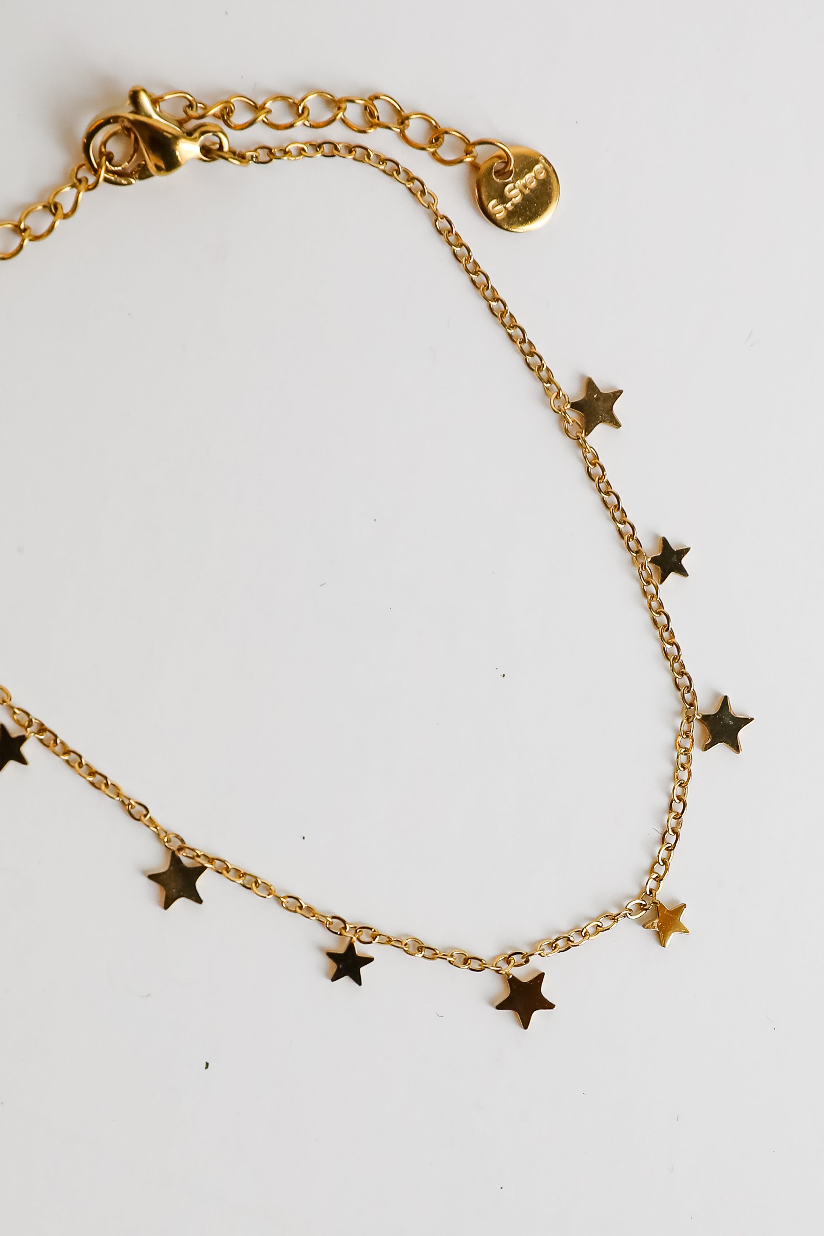 Elise Gold Star Charm Bracelet
