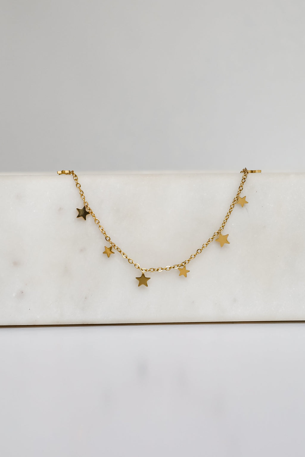 Elise Gold Star Charm Bracelet