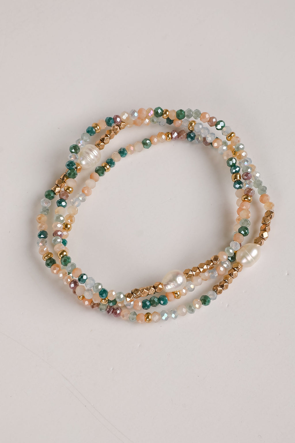Jane Green Beaded Bracelet Set