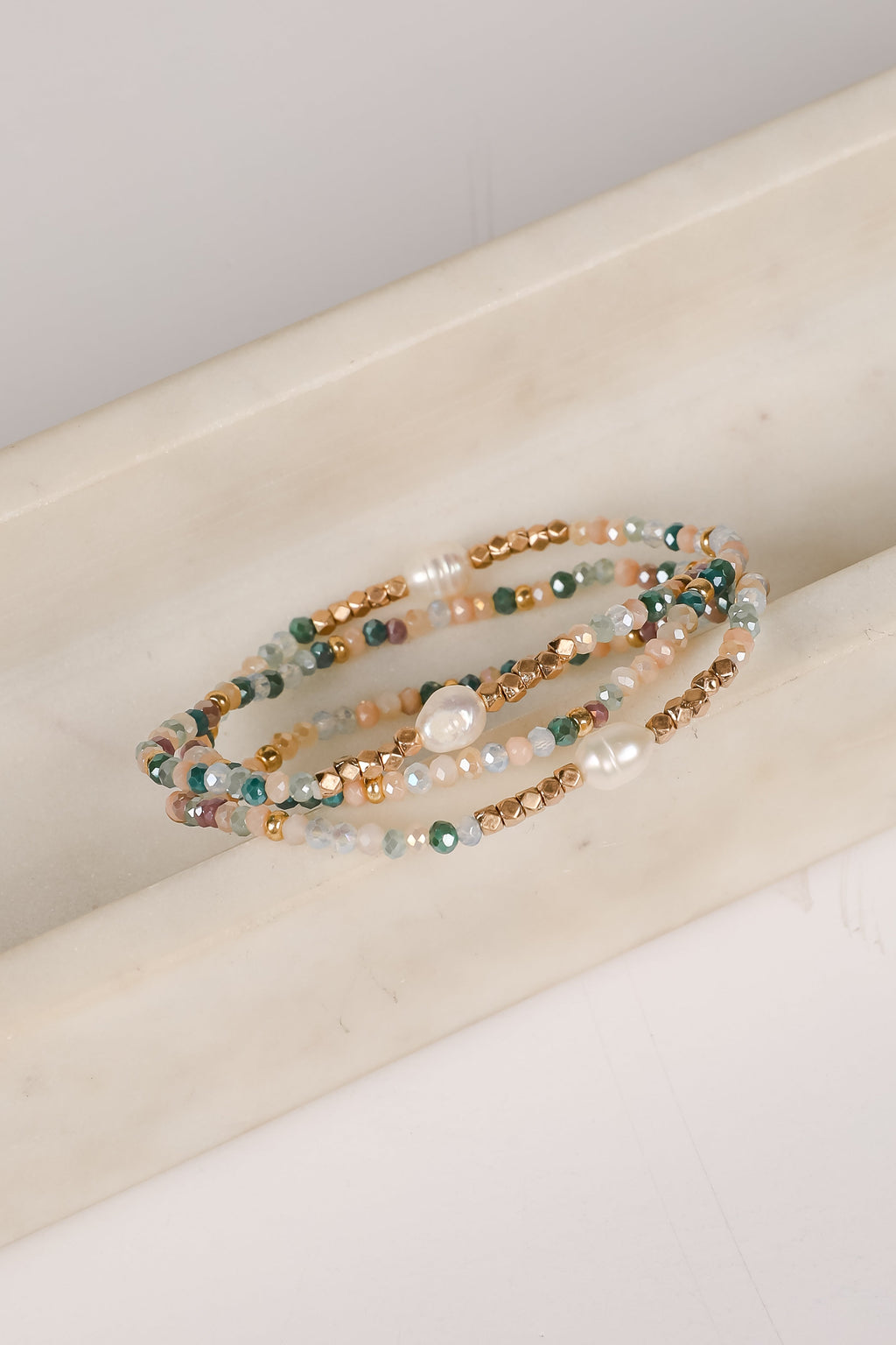 Jane Green Beaded Bracelet Set