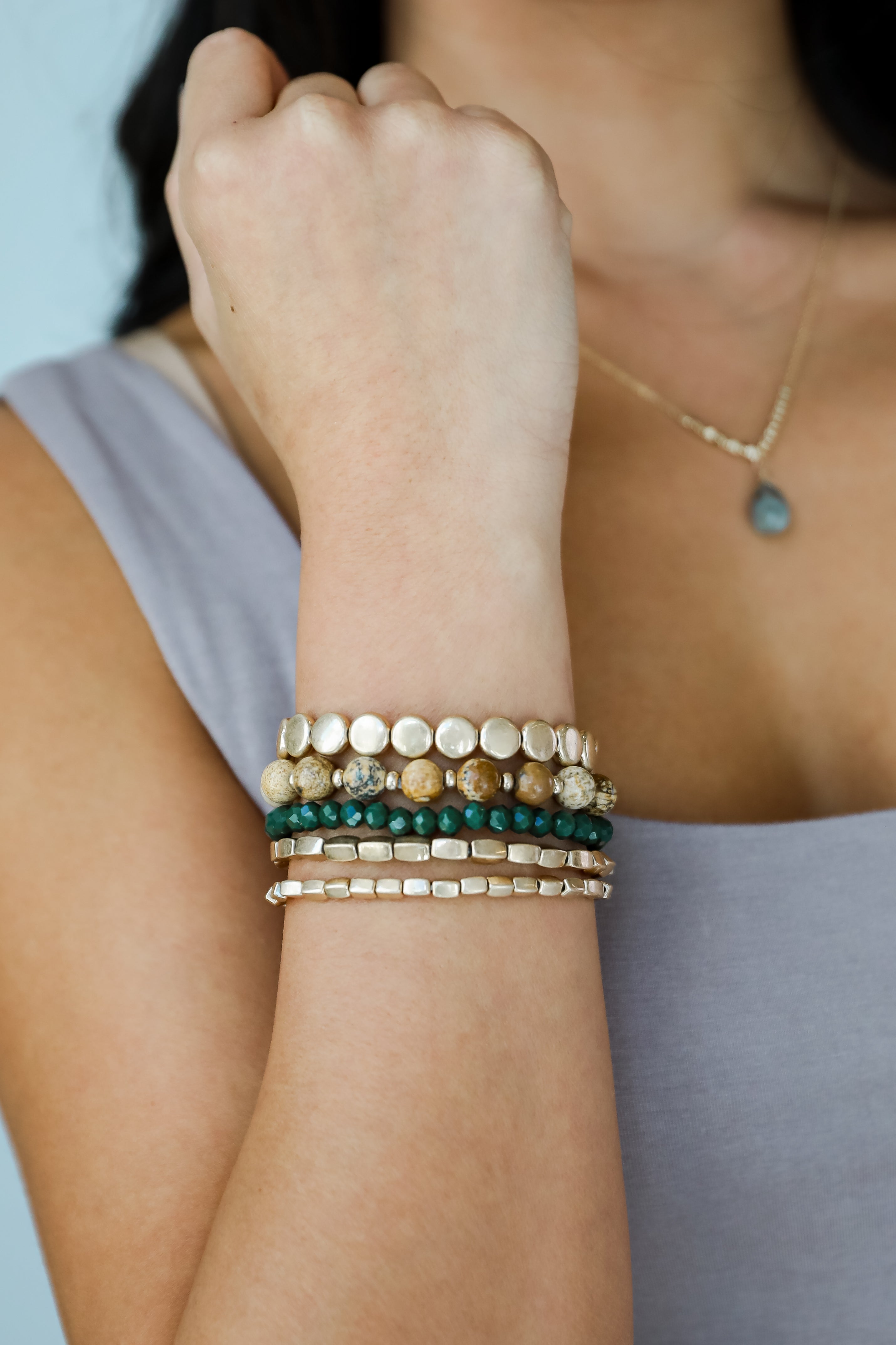 FINAL SALE - Sutton Beaded Bracelet Set