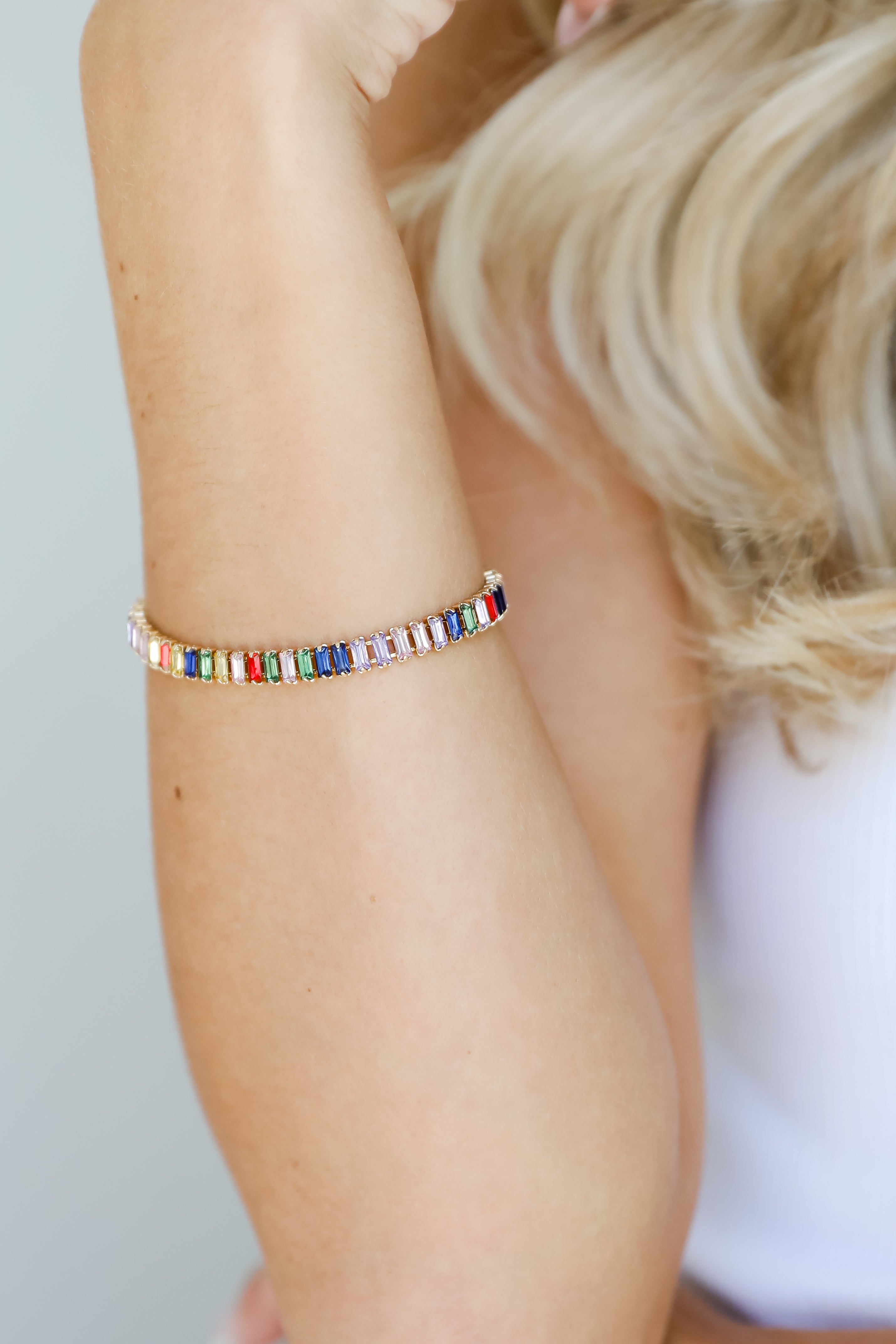 FINAL SALE - Eliza Multi Rhinestone Bracelet