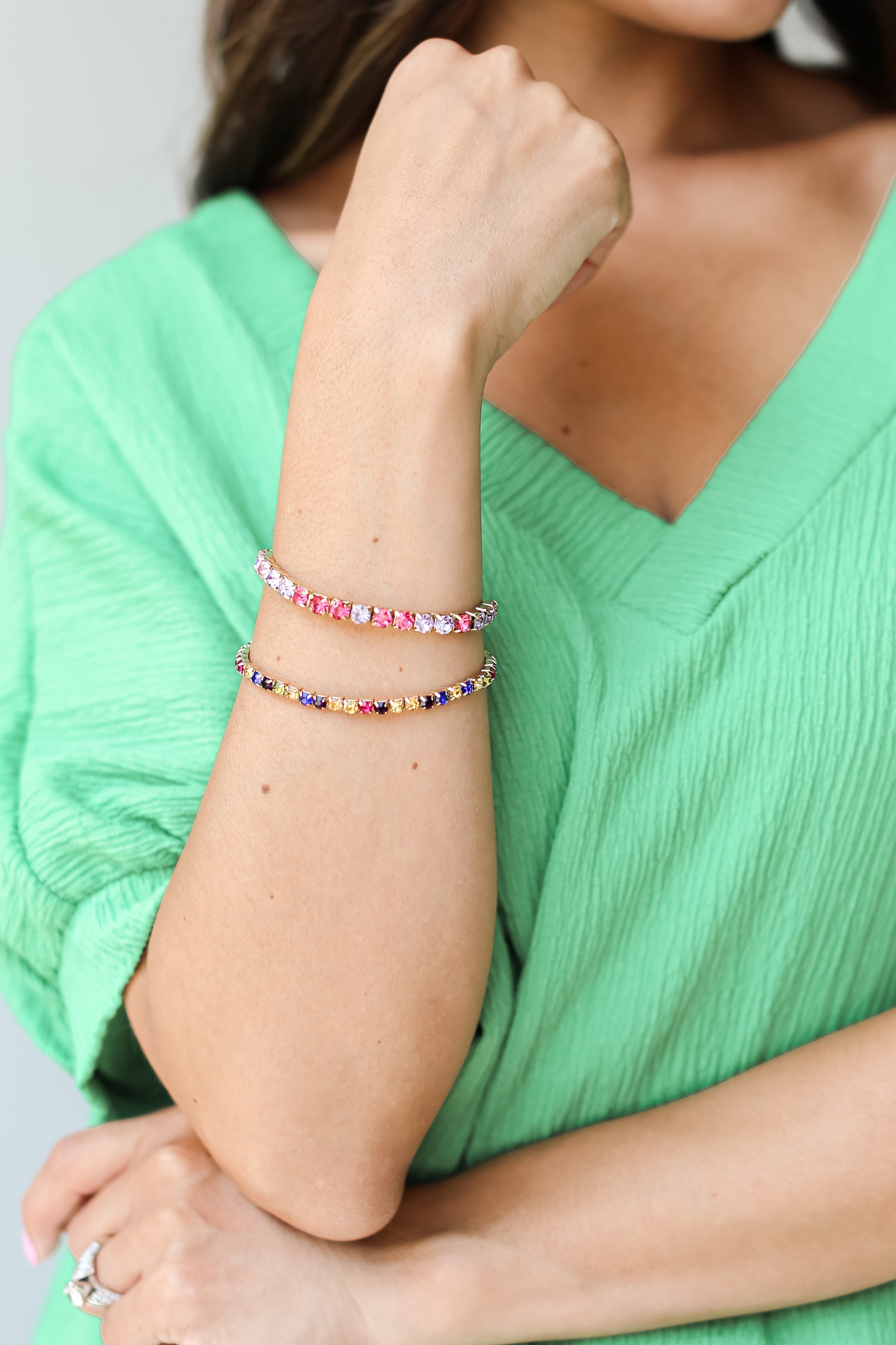 FINAL SALE - Rachel Gemstone Bracelet Set