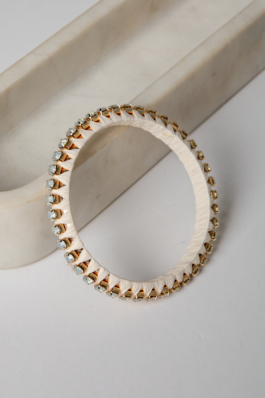 Lennon Rhinestone Bangle Bracelet