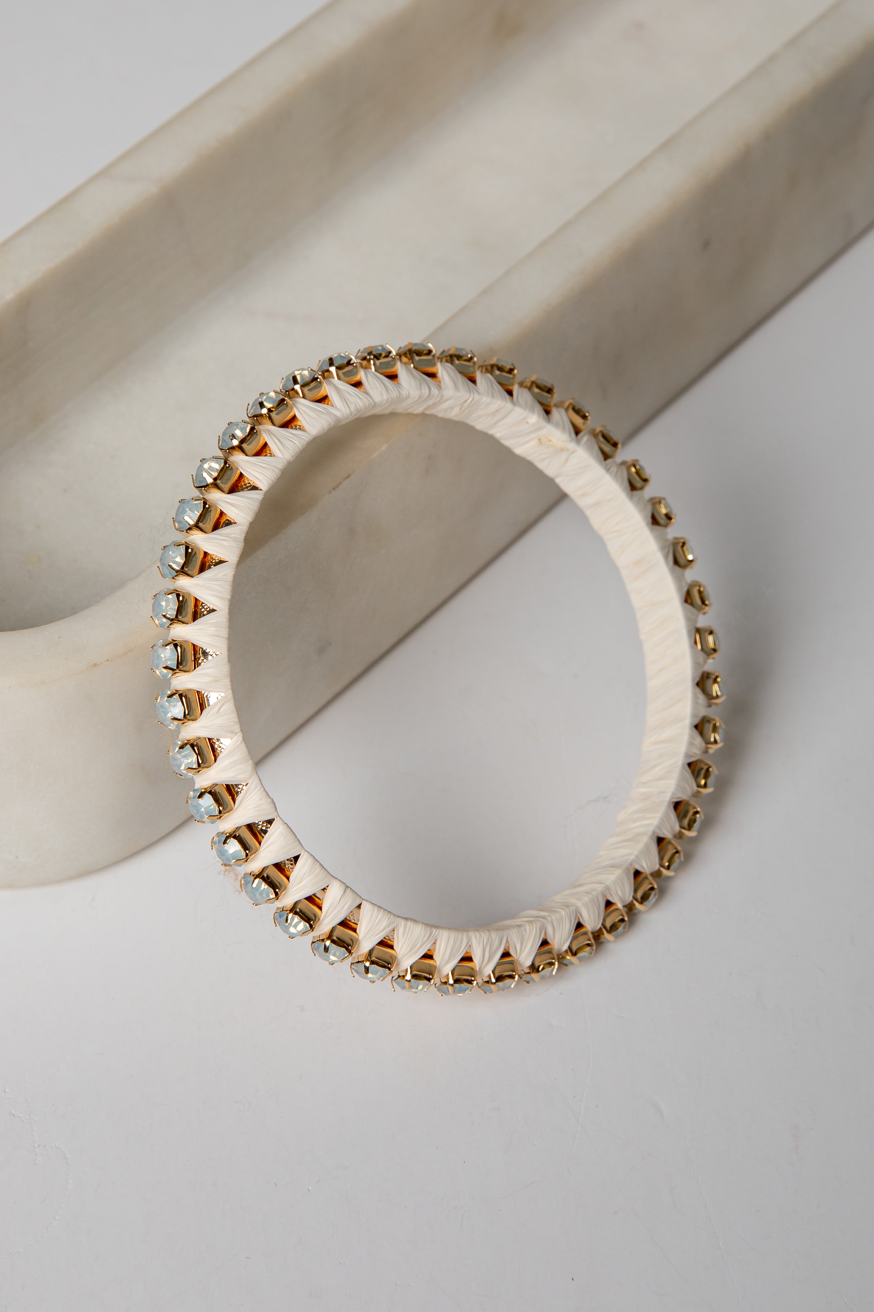 Lennon Rhinestone Bangle Bracelet